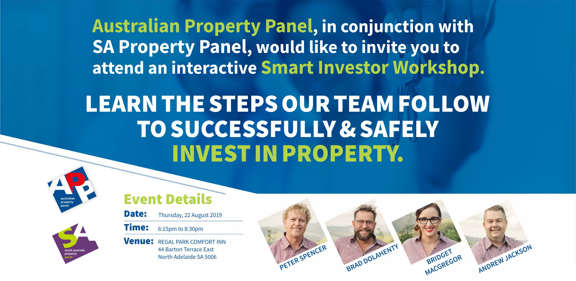 Adelaide Smart Investor Workshop 22.8.19